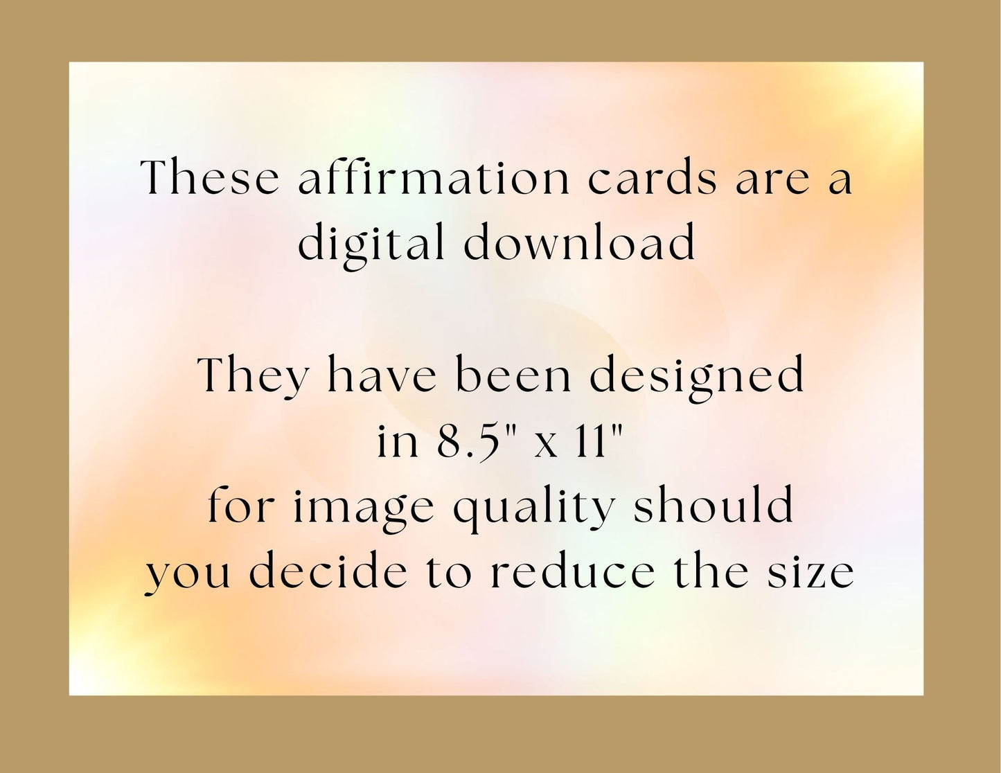 Ray of Sunshine Affirmation Cards-for kids, teens, and adults