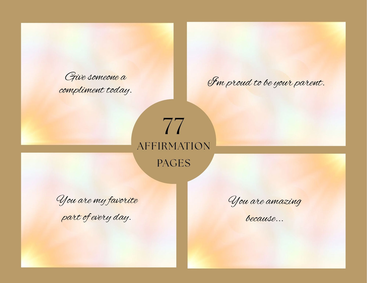 Ray of Sunshine Affirmation Cards-for kids, teens, and adults