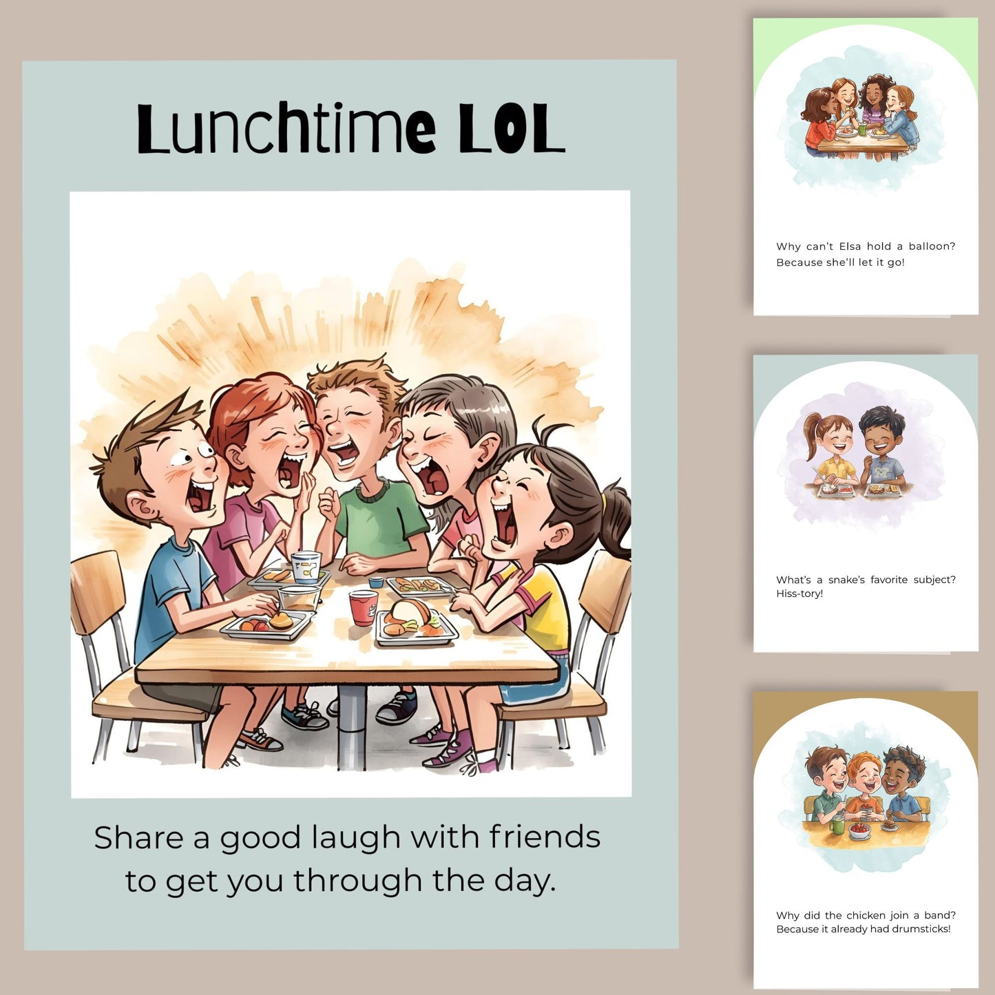 Lunchtime LOL-designed to build confidence and social skills through laughter