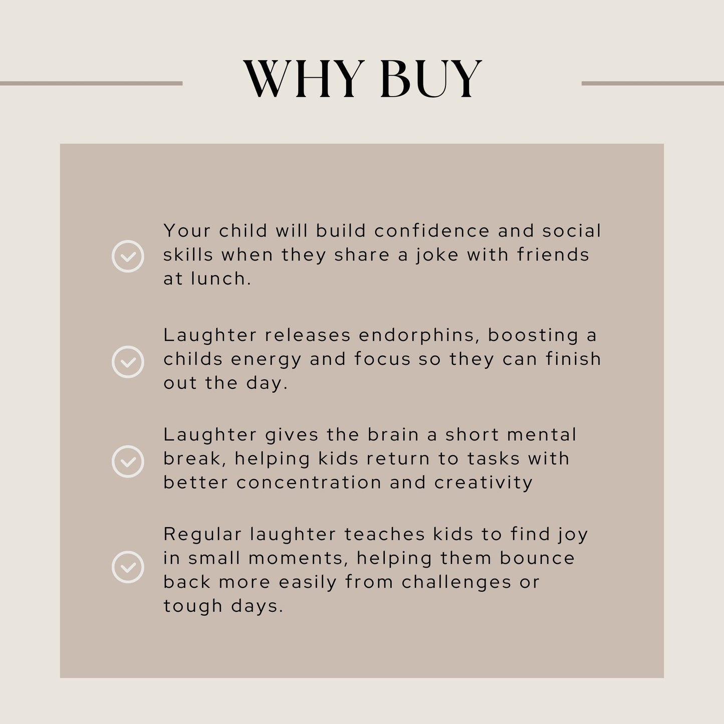 Lunchtime LOL-designed to build confidence and social skills through laughter